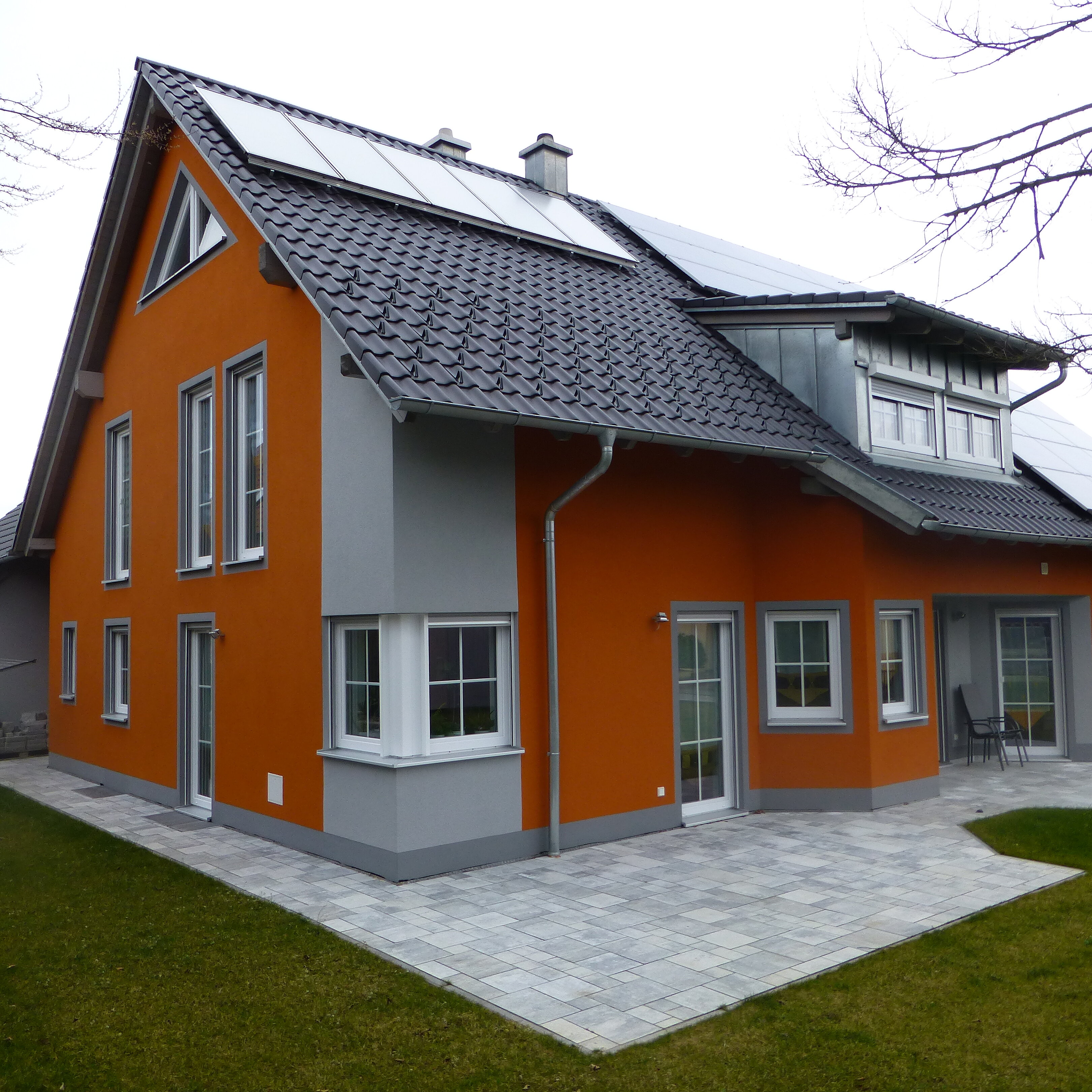 rote Fassade