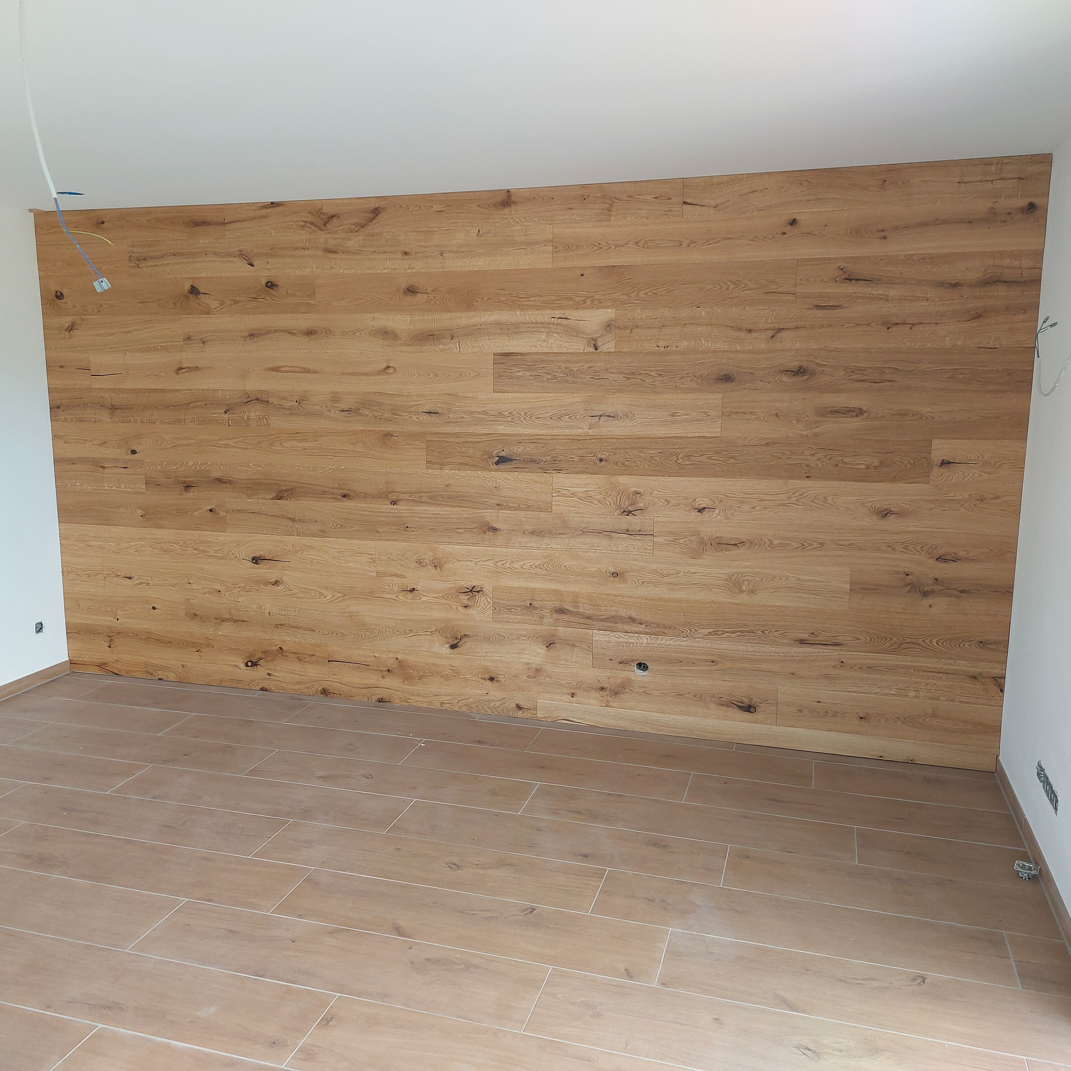 Wandgestaltung mir Holz
